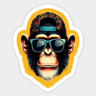 Cool Monkey Sticker